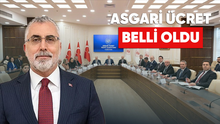 Asgari Ücret Belirlendi: Net 22 Bin 104 TL!